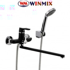 Змішувач для ванни Winmix Premium Tiger EURO Black (чорний) (Chr-006), Польща