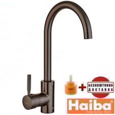 Змішувач для кухні Вухо HAIBA Hans 011 GRAPHITE (Графіт)