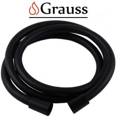 Шланг для душу силіконовий 150 см (Колір чорний) KB-0803-150-05, Grauss Чехія Вишневе