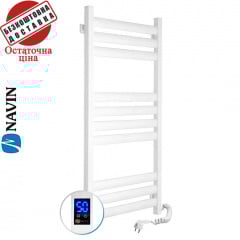 Сушка для рушників Електро Navin Ellipse 50*100 Sensor, таймер Білий, Правий (вуглецева сталь) Вараш