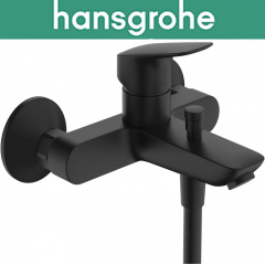 Змішувач Hansgrohe (art 71400670) для вани Logis одноважільний відкритий монтаж, Чорний мат Киев