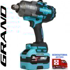 Акумуляторний гайковерт Grand АГ-2100 UBL (2*(20в, 6Аг)) Золотоноша