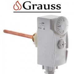 Термостат KR.1350 механічний занурювальний 0 +90*C, Grauss Київ