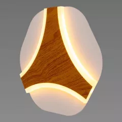 Світлодіодне бра Sirius 8927-1 9W 200*185*40 white Иршава
