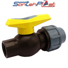 Santehplast Кран затискний з внутрішнім різьбленням 40*1 1/4 ЗВ Киев
