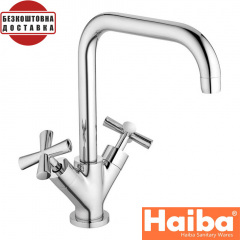 Змішувач для кухні Вухо HAIBA SENTOSA G (Chr-011) Рівне