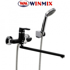 Змішувач для ванни Winmix Premium Tiger EURO Black (чорний) (Chr-006), Польща Харків