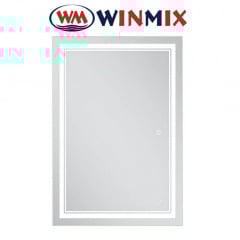 Дзеркало для ванної кімнати Winmix Premium QUADRO MR20-80x60-REVERSE (з LED-підсвічуванням, антизапотівання) Славянск