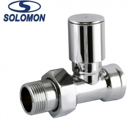 Solomon Кран радіаторний прямий верхній 1/2, Польща.