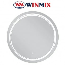 Дзеркало для ванної кімнати Winmix Premium WAVE MC04-90 (з LED-підсвічуванням, антизапотівання)