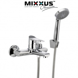 Змішувач для ванни короткий ніс Mixxus Dallas Euro (Chr-009)