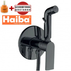 Змішувач для гігієнічного душу HAIBA Alex inner GRAPHITE (Chr-002)