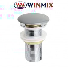 Донний клапан для умивальника Winmix POP-UP-09 1 1/4&#39;&#39; GRAY (кнопка) СLICK-СLACK, Польща