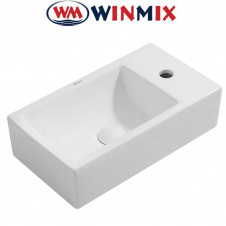 Раковина (умивальник) накладна Winmix Premium QUADRO -0207 480*260*125mm (біла)