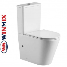 Фото - Унітаз-компакт Winmix Premium BEVEL 0401-T1 625*390*845mm, система змиву TORNADO 1.0 Унітаз-компакт Winmix Premium BEVEL 0401-T1 625*390*845mm, система змиву TORNADO 1.0