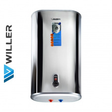 Водонагрівач вертикальний WILLER IV80DR Brig Mirror із нержавіючої сталі, 80 л. Плоскі двох бакові системи, сухий ТЕН