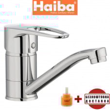 Змішувач для умивальника ялинка на шпильці HAIBA XIDE (Chr-004) 15cm