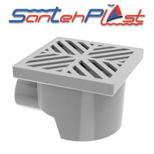 Душовий трап із пластиковими ґратами TH-100-50.01 DN50, Santehplast
