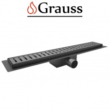 Душовий трап із нержавіючої сталі SUS304 FD35-70x900-GRAPHITE, Grauss Чехія