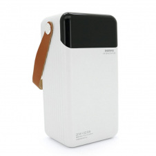 Повербанк Powerbank Remax RPP-565 60000mAh, 2USB+Type-C+Lightning, QC/PD, 22.5W, Black/White, 1.34kg