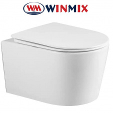 Унітаз підвісний Winmix BEVEL 0302-T3 520*360*365mm, система змиву TORNADO 3.0