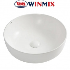 Раковина (умивальник) накладна Winmix Premium ELLIPSE-0101 415*415*135mm (біла)