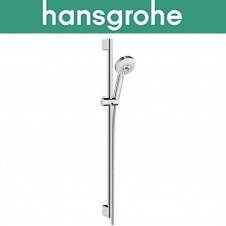 Душовий набір зі стійкою Hansgrohe (art 26656400) Crometta 100 Multi Unica Set 90 см, Хром