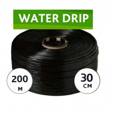 Стрічка емітерна для краплинного поливу WaterDrip 30 см (200м) 0,2мм, Корея