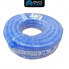 Шланг гофра сифон синій 32 мм (1 1/4" дюйма) Evci Plastic (бухта 25м)