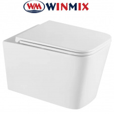Унітаз підвісний Winmix PREMIUM QUADRO 0302-R 530*360*365mm, система змиву RIMLESS