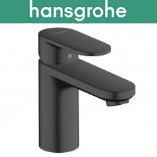 Змішувач Hansgrohe (art 71551670) для раковини одноважільний зі зливним набором, Vernis Blend, Чорний мат
