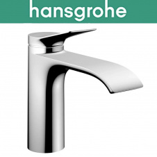 Змішувач Hansgrohe (art 75023000) для раковини одноважільний із зливною гарнітурою, Tecturis E CoolStart EcoSmart, Хром