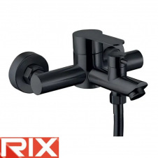 Змішувач для ванни короткий ніс Rix DAX-142 BLACK, SUS304 з нержавіючої сталі
