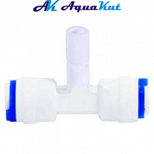 Трійник Aquakut QC-Т-QC, 1/4"QC-1/4"Т-1/4"QC, (QC-7511)