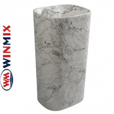 Раковина (умивальник) моноблок для підлоги Winmix Premium DIVERSE-1101 MARBLE 460*380*840mm (мармур)