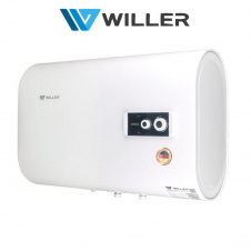 Водонагрівач горизонтальний WILLER EH40R Spring, 40 л. Горизонтальний, мокрий ТЕН, плоский (зменшена глибина)