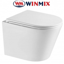 Унітаз підвісний Winmix Premium BEVEL 0301-T3 515*355*365mm, система змиву TORNADO 3.0