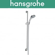 Душовий набір зі стійкою Hansgrohe (art 27841000) Raindance 100 Classic 90 см, Хром