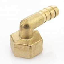 Штуцер під шланг з різьбленням, кутовий 1/2"В(15)*10, Дніпро