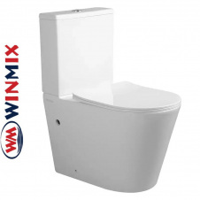 Унітаз-компакт Winmix BEVEL 0404-T3 660*360*800mm, система змиву TORNADO 3.0