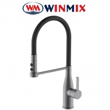 Змішувач для кухні Рефлекторний вухо Winmix Premium Summer GRAPHITE REFLECTOR BLACK (Chr-017), Польща