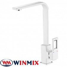 Змішувач для кухні Вухо Winmix Premium Dante White-Chrome (Chr-017), Польща