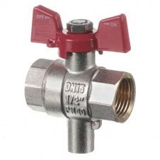 Кран для підключення датчика температури 1/2&quot; ГГБ KR.230 (гайка-гайка метелик), Чехія