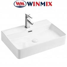 Раковина (умивальник) навісна Winmix Premium QUADRO -0202 600*420*120mm (біла)