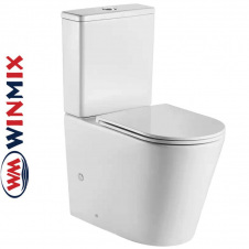 Унітаз-компакт Winmix Premium BEVEL 0402-T1 670*390*880mm, система змиву TORNADO 1.0
