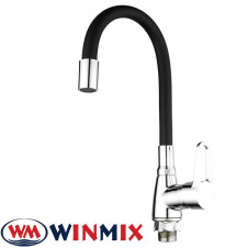 Змішувач для кухні Вухо без підведення, рефлекторний Winmix Elba Nut REFLECTOR Black (Chr-014), Польща