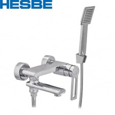 Змішувач для ванни короткий ніс HESBE Bavariya EURO (Chr-009)