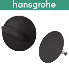 Кришка зливного отвору Hansgrohe (art 58185670) для ванни Flexaplus, Чорний мат