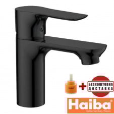 Змішувач для умивальника HAIBA Milano BLACK (Chr-001)