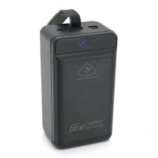 Повербанк Powerbank LIONPATTON L46, 60000mAh, QC3.0, MicroUSB, Type-C, Lighting, 3xUSB, Black, Box